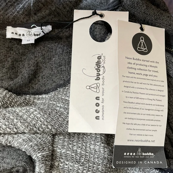 NWT Neon Buddha Idyllic Zip Moto Vest medium - Picture 2 of 9